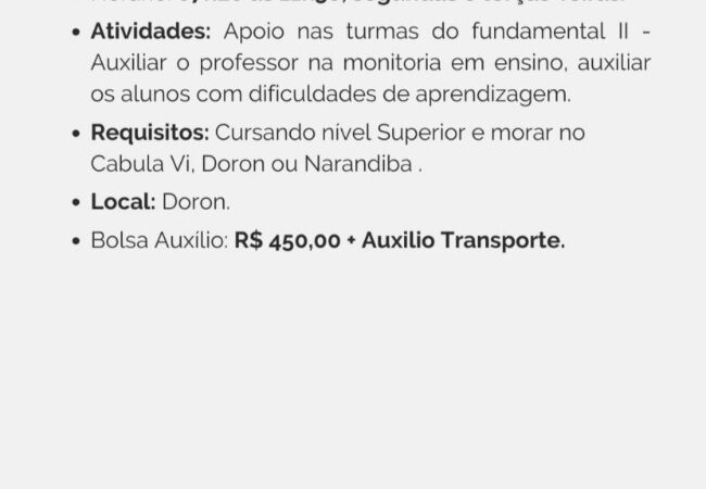 1 Vaga de emprego para Estágio Superior Artes na empresa Head Estágios em 09/09