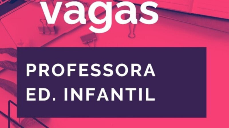 1 Vaga de emprego para Professora Ed Infantil na empresa Afavel Salvador em 09/09