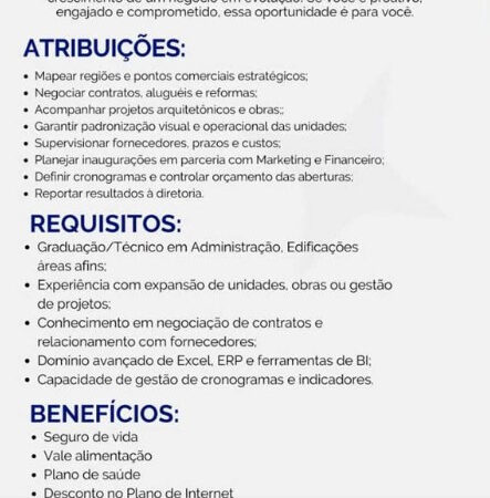 1 Vaga de emprego para Supervisor De Expansão na empresa St1 Internet em 06/09