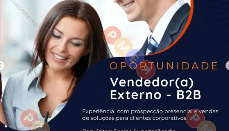 1 Vaga de emprego para Vendedor Externo B2b na empresa Start Recursos Humanos em 06/09