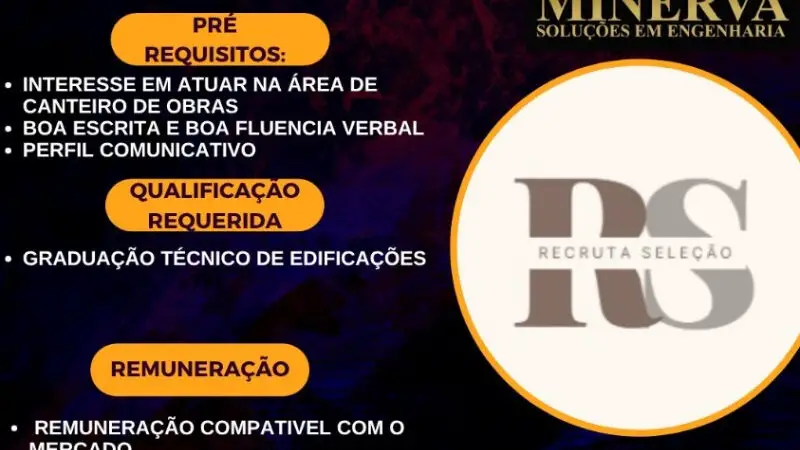 1 Vaga de emprego para Apontador De Obras sem experiência na empresa Minerva em 09/09