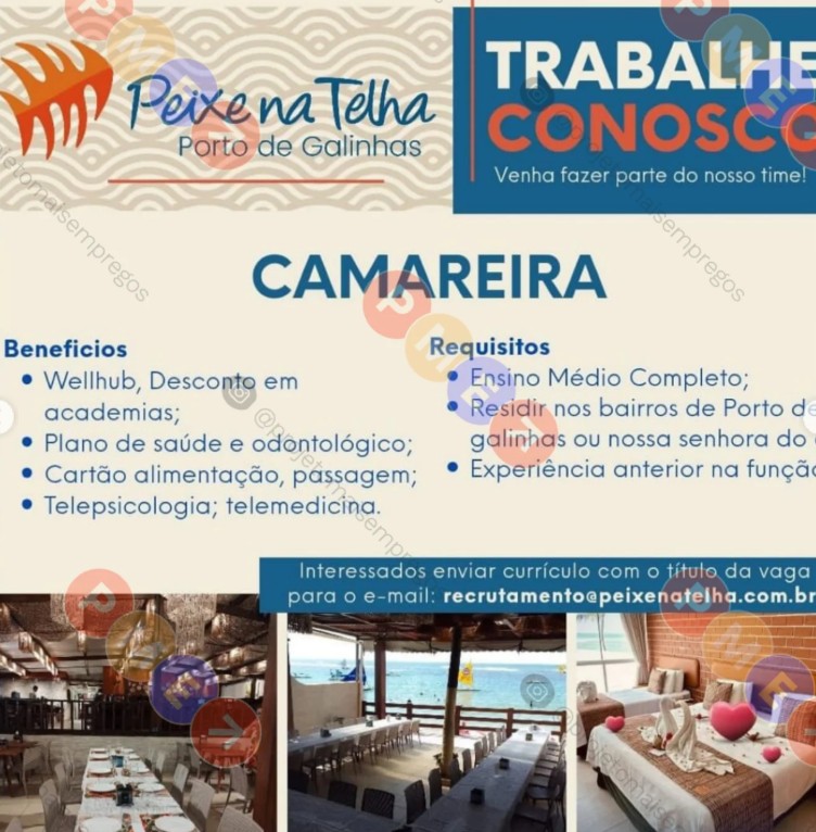 1 Vaga de emprego para Camareira no Segmento de hotel em 18/09