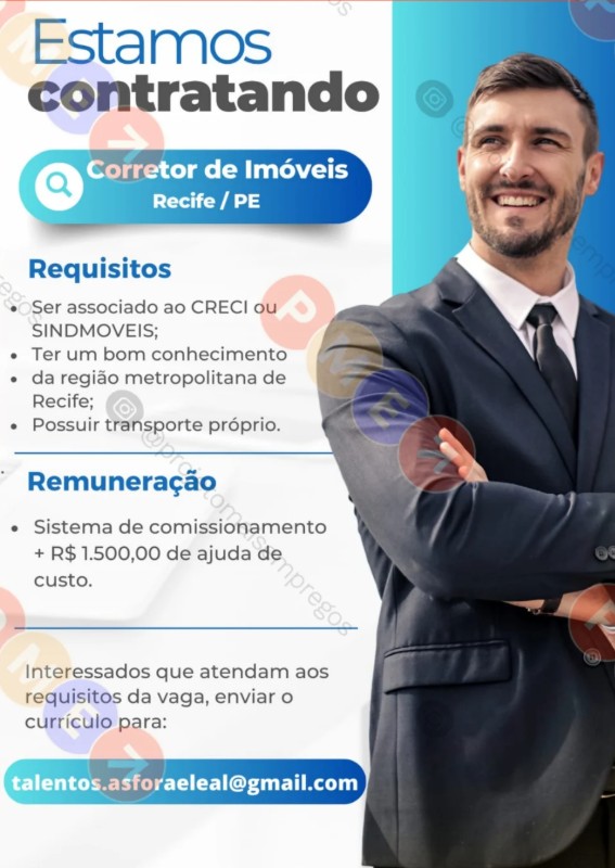 1 Vaga de emprego para Corretor sem experiência no Segmento imobiliário em 22/09