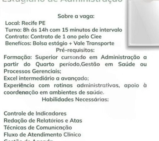 1 Vaga de emprego para Estagiário De Administração na empresa Rede Ális em 08/09