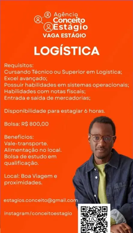 1 Vaga de emprego para Estagiário De Logística sem experiência na empresa Agência Conceito Estágio em 09/09