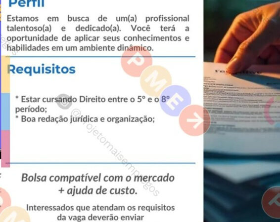 1 Vaga de emprego para Estágio De Direito sem experiência na empresa Rodrigues Assessoria em 09/09