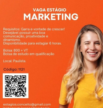 1 Vaga de emprego para Estagiário De Marketing sem experiência na empresa Agência Conceito Estágio em 09/09