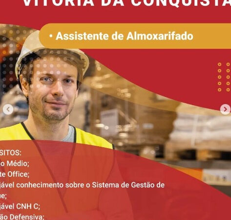 1 Vaga de emprego para Assistente De Almoxarifado na empresa Sirtec® em 06/09