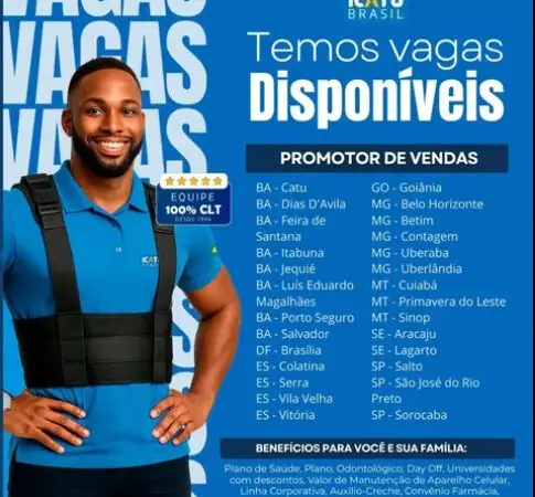 1 Vaga de emprego para Promotor De Vendas na empresa Icatu Brasil em 06/09