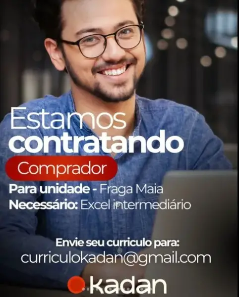 1 Vaga de emprego para Comprador na empresa Kadan em 06/09