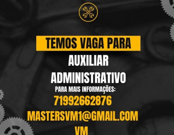1 Vaga de emprego para Auxiliar Administrativo na Cidade Salvador em 06/09