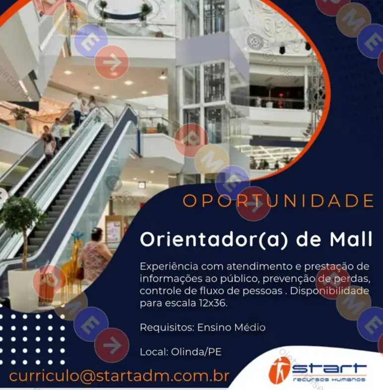 1 Vaga de emprego para Operador De Mall na empresa Start Recursos Humanos em 10/09