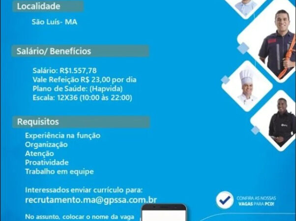 1 Vaga de emprego para Porteiro na empresa Grupo GPS em 12/09