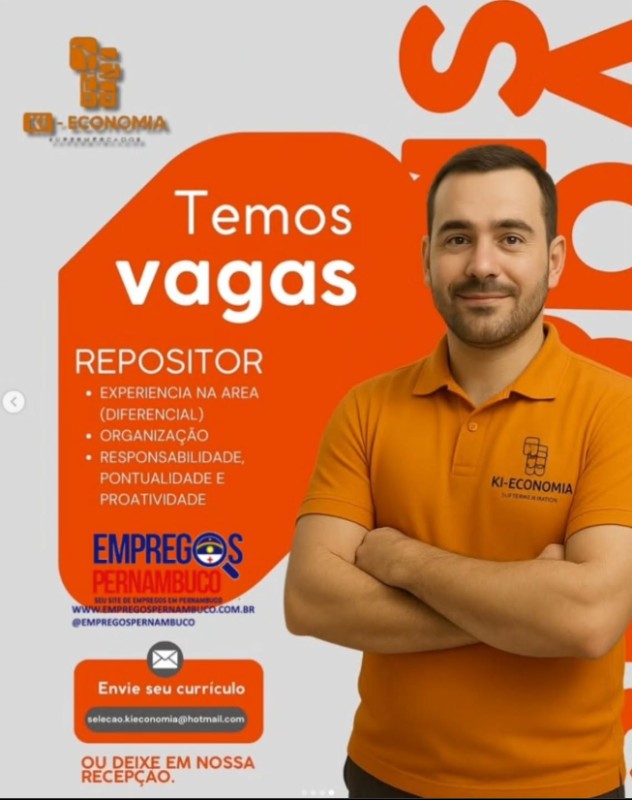 1 Vaga de emprego para Repositor sem experiência na empresa Supermercado Ki Economia em 18/09