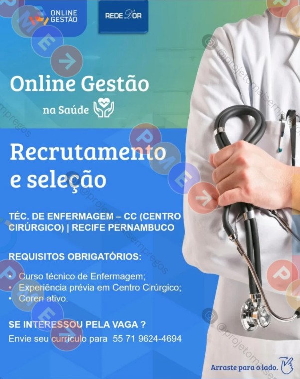 1 Vaga de emprego para Técnico De Enfermagem na empresa Hospital Rede D'Or em 18/09