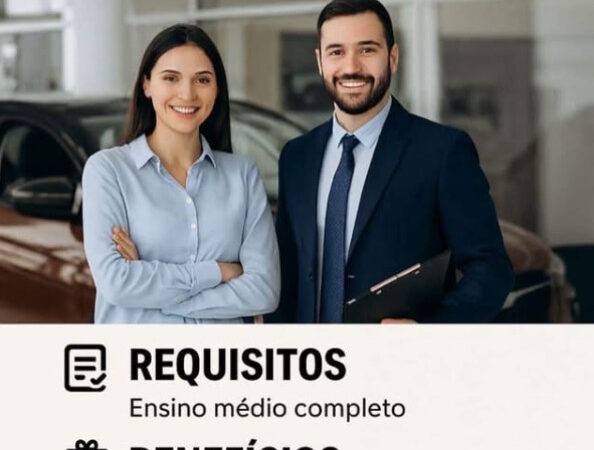 1 Vaga de emprego para Vendedor sem experiência no Segmento automotivo em 12/09